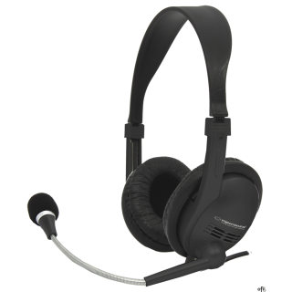 Słuchawki z mikrofonem czarne PRESTO EH115 ESPERANZA