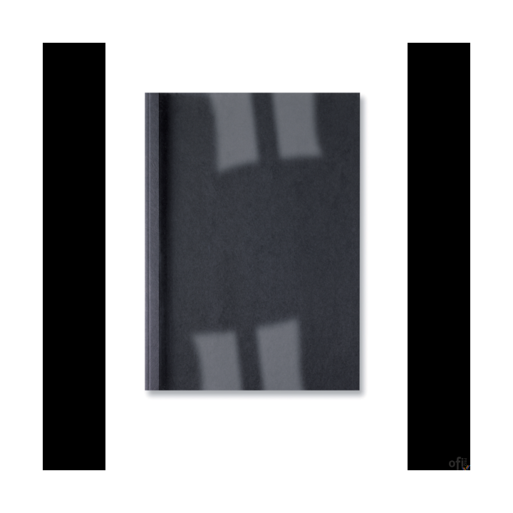 Okładki do bindowania termicznego GBC LeatherGrain, A4, 1,5 mm, czarne , 100 szt., IB451607