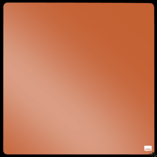 Mała kwadratowa tabliczka suchościeralna Nobo, 360 mm x 360 mm, pomarańczowa 1915622