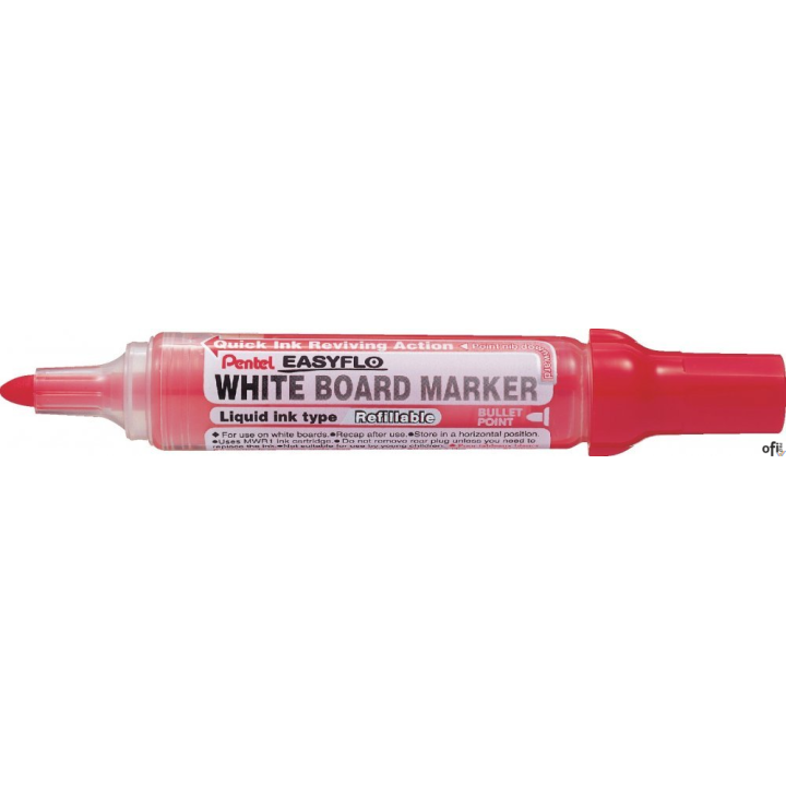 Marker z systemem ponownego napełniania czerwony MW50M-BO PENTEL