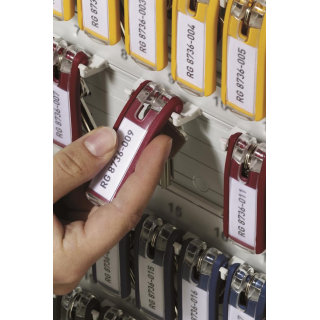 Zawieszki do kluczy KEY CLIP (6szt.) czerwone DURABLE 195703