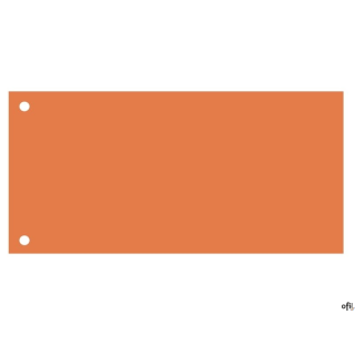 Przekładki kartonowe 1/3 A4 ARO pomarańczowe 100sztuk