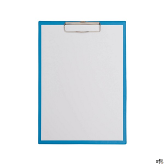 Podkładka Maul A4 z klipsem, powłoka plastikowa, jasnoniebieska (23352/34 ML)