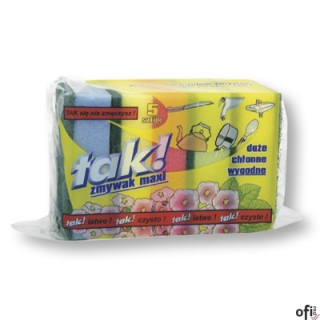 Zmywaki gąbka do zmywania Maxi (5 szt.) Świeżowski *78623