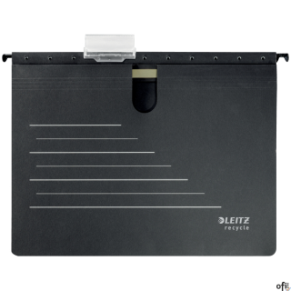 Skoroszyt zawieszany Alpha Recycle, czarny Leitz, 19200095