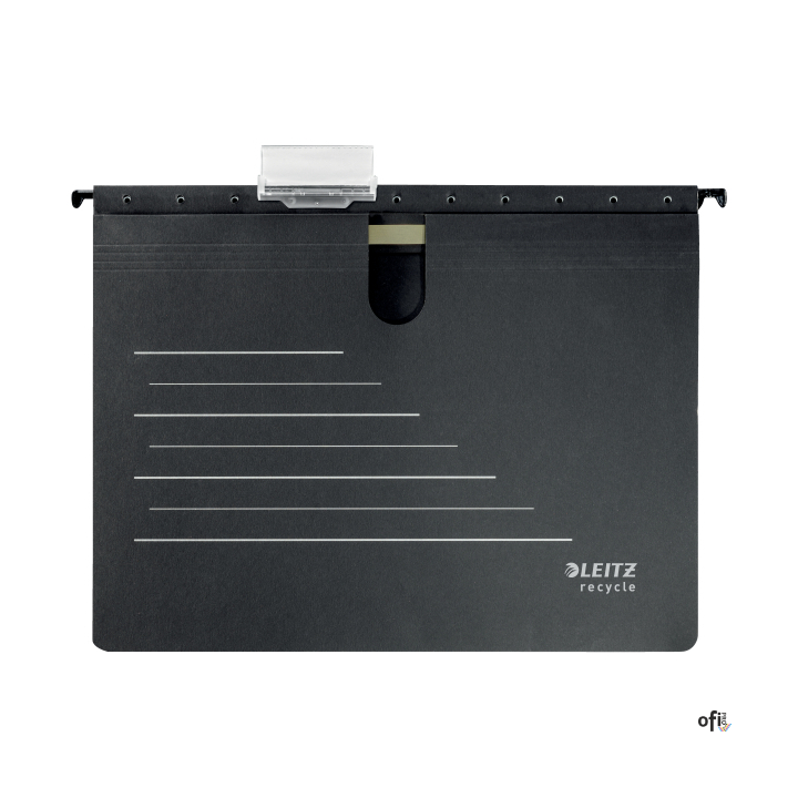 Skoroszyt zawieszany Alpha Recycle, czarny Leitz, 19200095