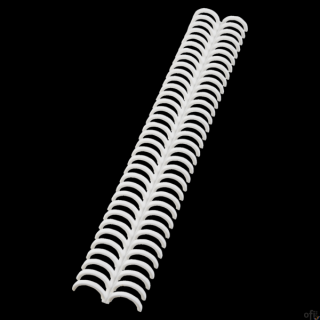 Grzbiety GBC do oprawy Click A4 34R 16mm białe 387340E