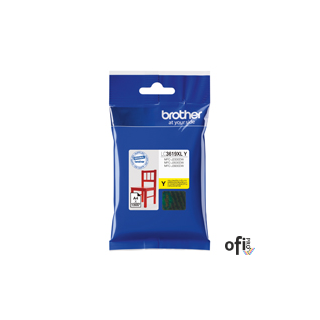 Tusz BROTHER (LC3619XLY) żółty 1500str