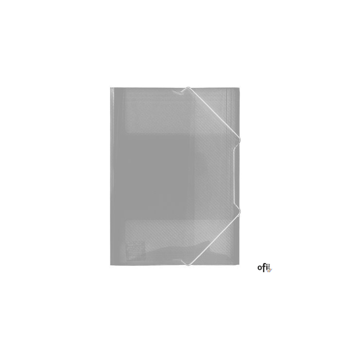Teczka z gumką  A4 PP przezroczysta TG-12-05-Z  BIURFOL mleczna transparnetna