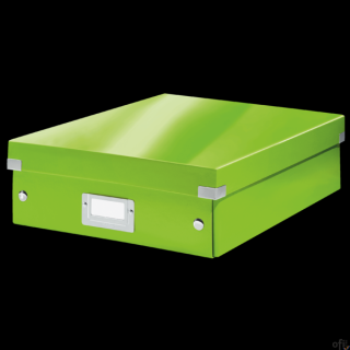 Pudło z przegródkami Leitz C&S, średnie, zielone 60580054
