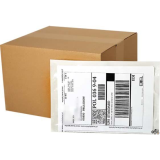 Koperty kurierskie DL, transparentne bez nadruku (1000szt) PRZYLGI NC KOPERTY 055940/66138097