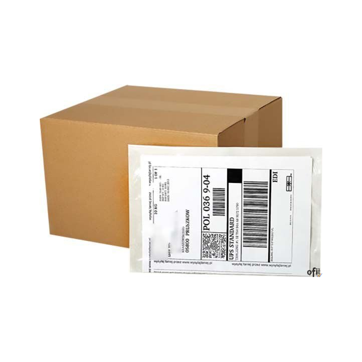 Koperty kurierskie DL, transparentne bez nadruku (1000szt) PRZYLGI NC KOPERTY 055940/66138097