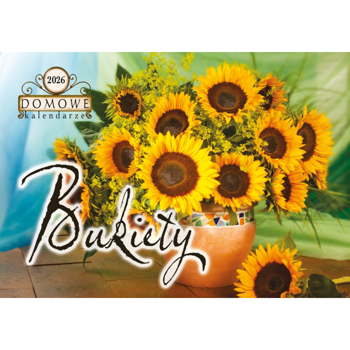 Terminarz Domowy 200x218mm 2026 - Bukiety Michalczyk i Prokop TW-10-3 KALENDARZ jednodzielny 200x285mm