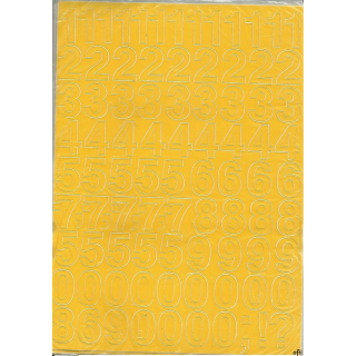 CYFRY_ samop. 1cm (8)   żółte ARTDRUK