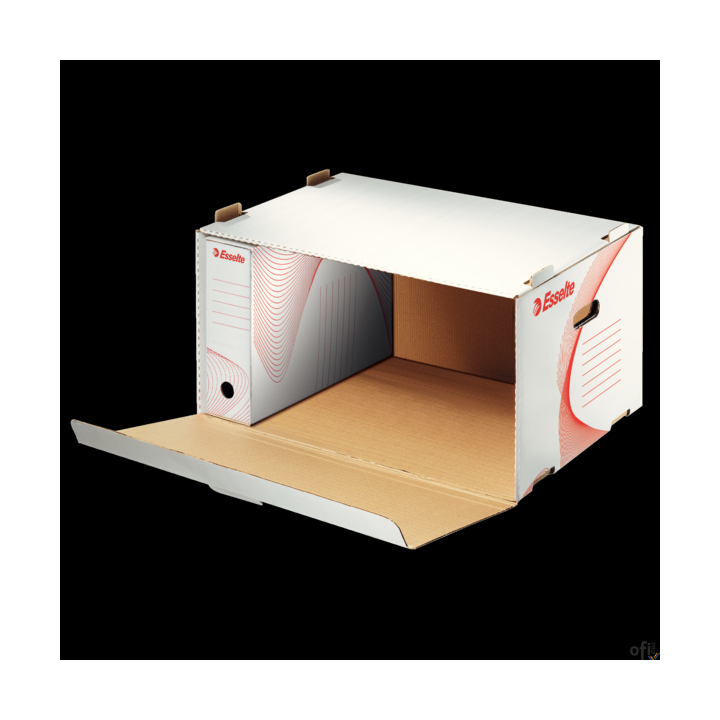 Pudło archiwizacyjne otwierane z przodu białe ESSELTE 128910 535x265x370mm