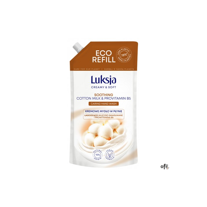 LUKSJA Mydło zapas 400ml COTTON 49138
