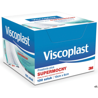 Plastry VISCOPLAST PRESTOVIS PLUS, 10x8cm, 100szt.