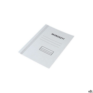 Skoroszyt zwykły A4 biały 350g 50szt. KIEL-TECH  4-00192