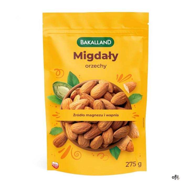 Migdały 275g BAKALLAND