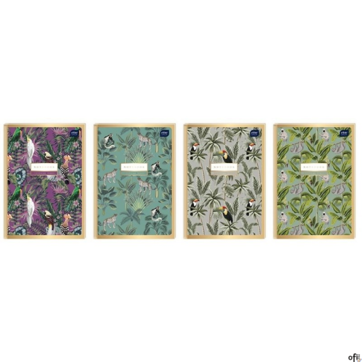 Brulion A4 96k kratka 70g METALLIC GOLD