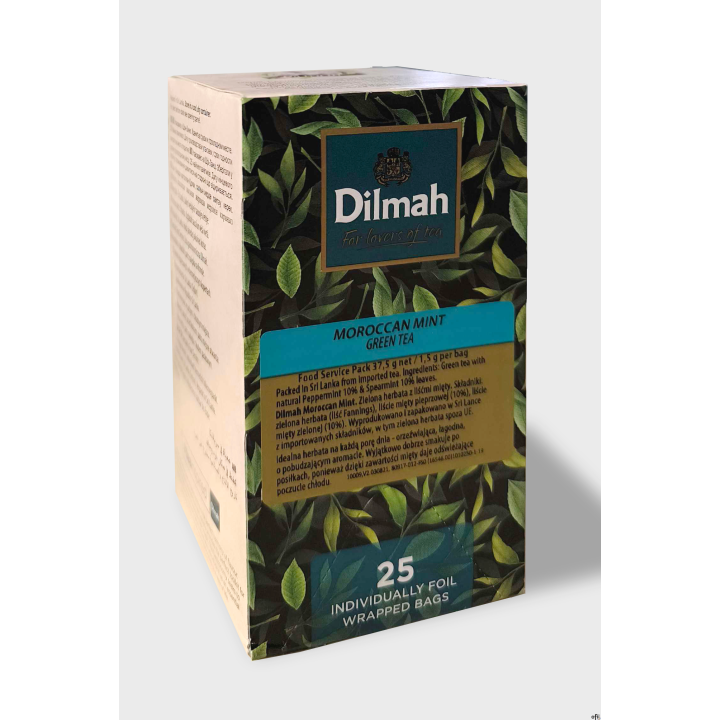 Herbata DILMAH marokańska mięta 25kopert zielona