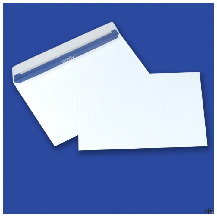 Koperty SUPER MAIL C5 HK białe z paskiem 100g  (400szt.) NC 11439030