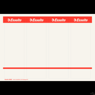Etykiety do segregatorów 59x192mm(10x4) białe samop. ESSELTE 20822