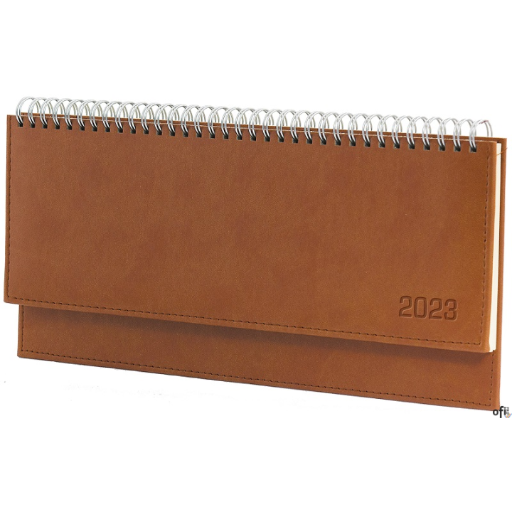 Terminarz leżący Vivella 2023 KB047VB BRĄZ WOKÓŁ NAS kalendarz