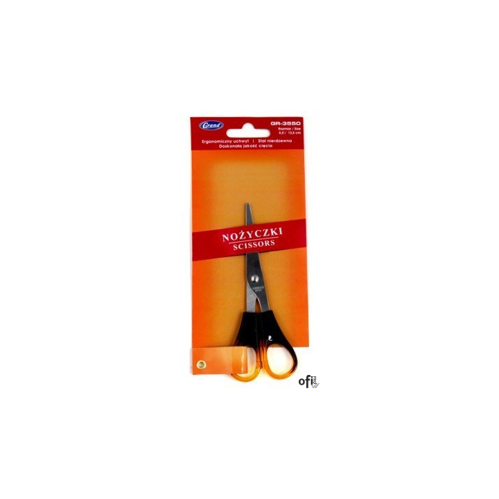Nożyczki bursztynowe GR-3550, 13, 5 cm GRAND, 130-1384