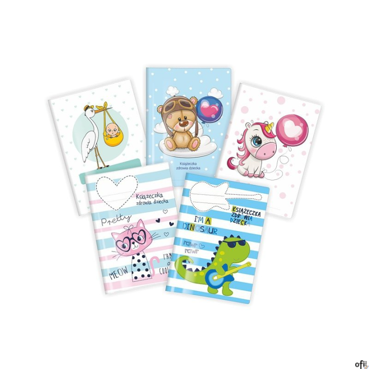 Okładka na książeczkę zdrowia dziecka KOTEK KZ-00-04 BIURFOL