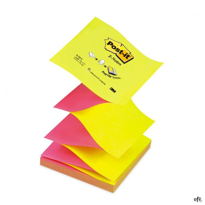 Bloczki_3M POST-IT Z-Notes 76x76mm żółto-różowe 100k R330-NA FT510027590 Wycofany