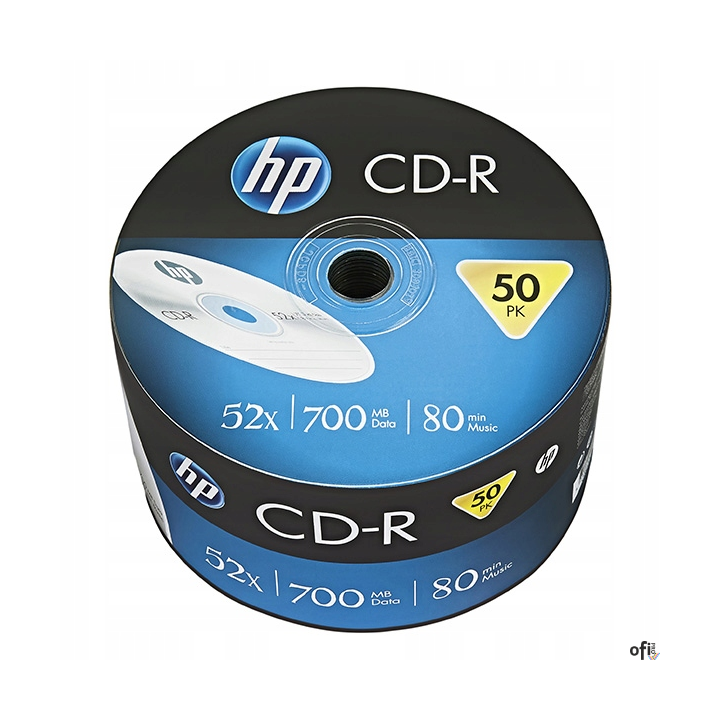 Płyta HP CD-R 700MB 52X (50szt) SZPINDEL, bulk CRE00070