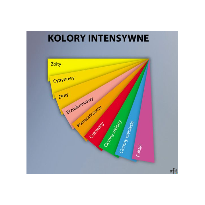 Papier xero A4 80g żółty fluorescencyjny TROPHEE 2977 500ark