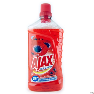AJAX Płyn do mycia podłóg Floral Fiesta 1l Wild flowers (czerwony)*72984