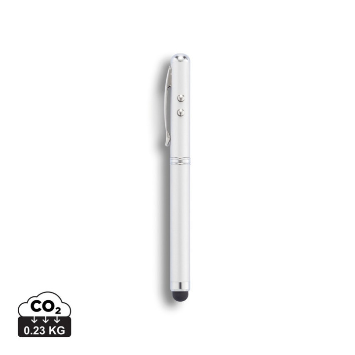 Długopis 4 w 1, touch pen, wskaźnik laserowy, latarka
