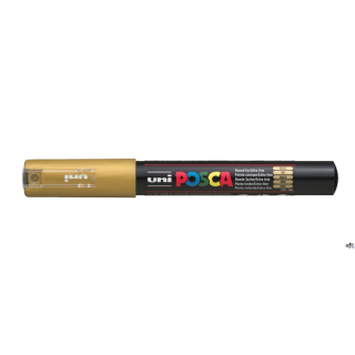 Marker z tuszem pigmentowym PC-1M złoty POSCA UNPC1M/DZL