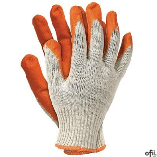 Rękawice Ochronne RU pomarańczowe robocze "wampirki" Rozmiar 9 REIS