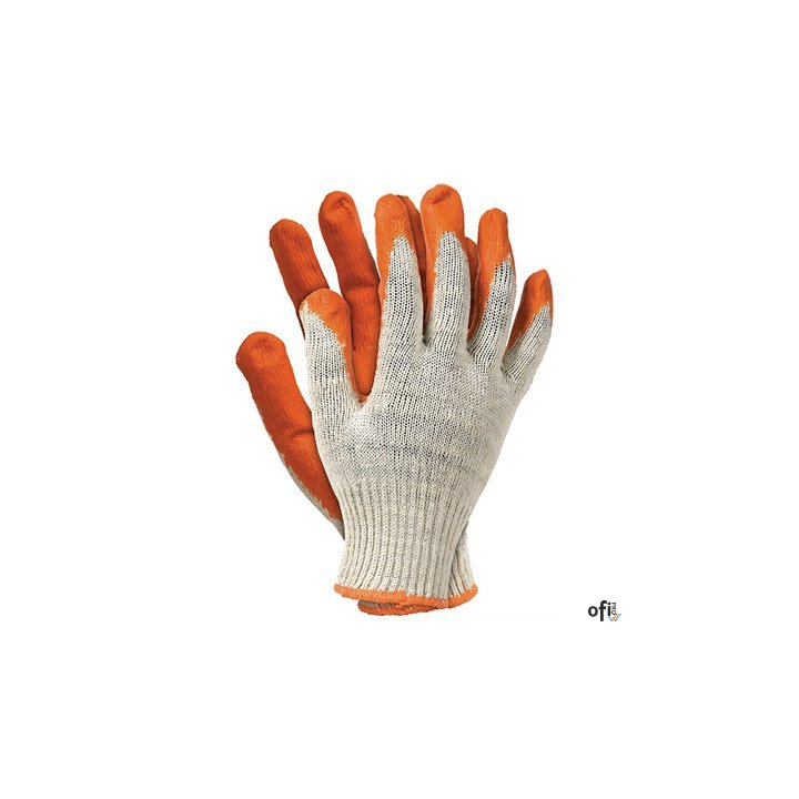 Rękawice Ochronne RU pomarańczowe robocze "wampirki" Rozmiar 9 REIS