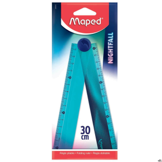 Linijka składana Nightfall 15/30 cm w torebce 281018 MAPED
