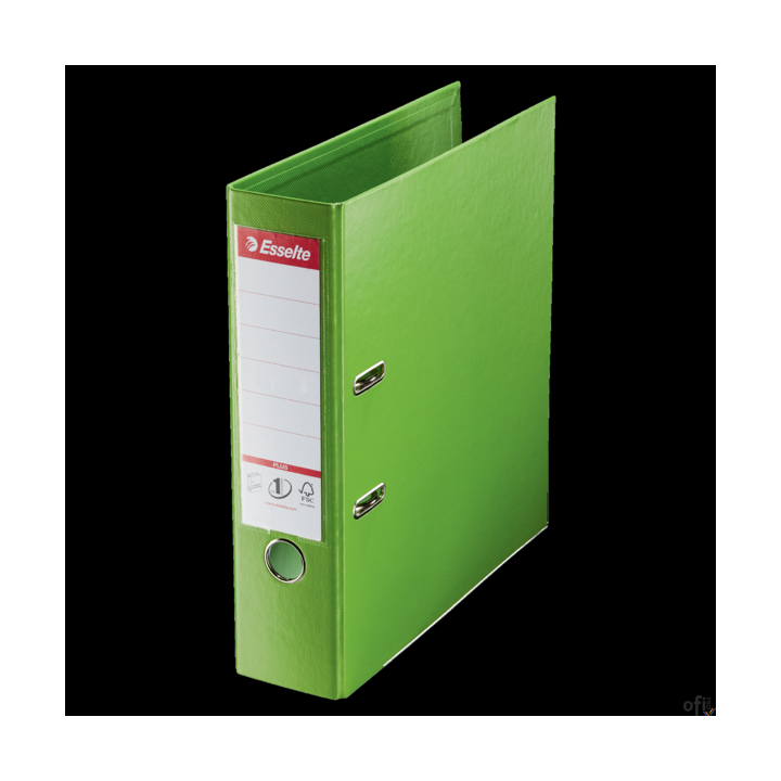 Segregator A4/80mm zielony ESSELTE PLUS VIVIDA No.1 81186