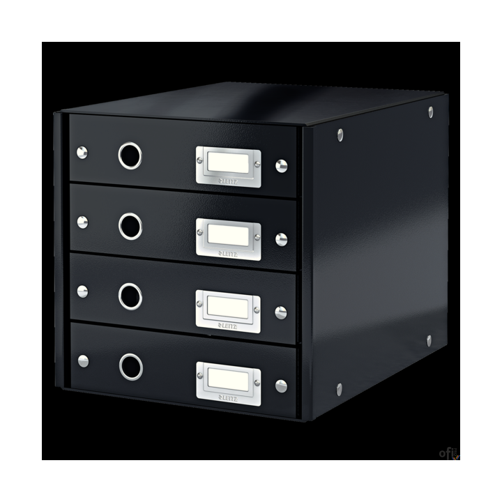 Pojemnik z 4 szufladami LEITZ C&S czarny 60490095