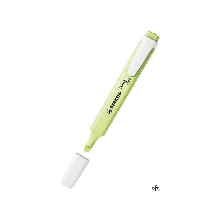 Zakreślacz STABILO swing cool pastel pastelowy limonkowy 275/133-8