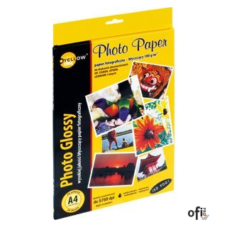 Papier fotograficzny błyszczący 4G170, 180 g/m, A4 20 arkuszy YELLOW ONE 150-1373