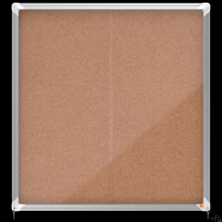 Gablota korkowa Nobo Premium Plus 12xA4 (drzwiczki przesówne) 1902574
