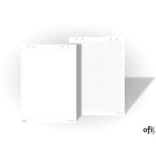 Blok do flipcharta 100x65 biały 20arkuszy gładki INTERDRUK