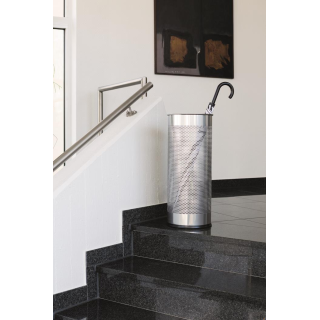 Stojak na parasole DURABLE srebrny metalowy okrągły 3350-23