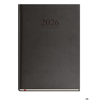 Terminarz Uniwersalny A4 2026 - czarny Michalczyk i Prokop T-218V-V kalendarz tygodniowy + strona na notatki