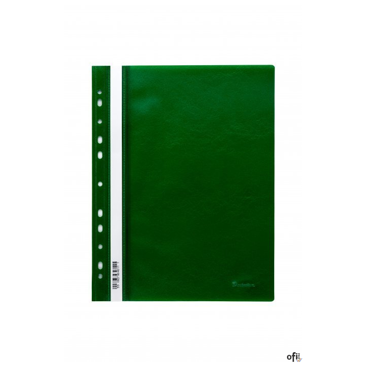 Skoroszyt wpinany PP DOTTS (20) ciemnozielony polipropylen SPP-DOT-02-02