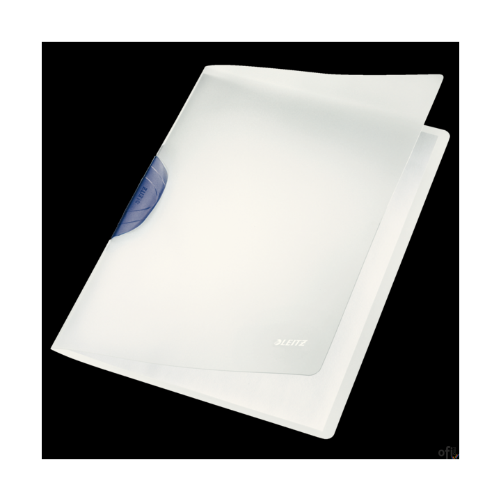 Skoroszyt z klipsem Leitz Magic (okładki przez./klips kolor), szary 41740089