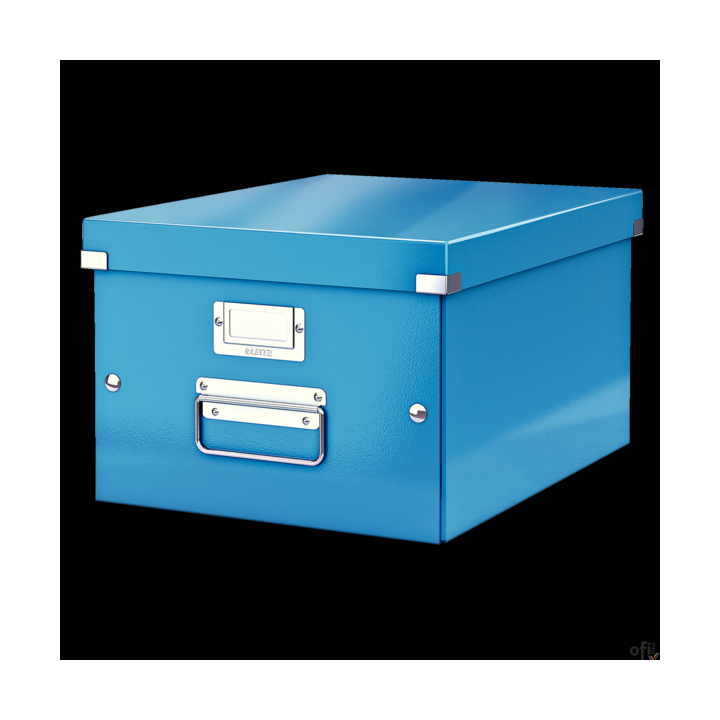 Pudło LEITZ C&S uniwersalne średnie WOW niebieskie 60440036